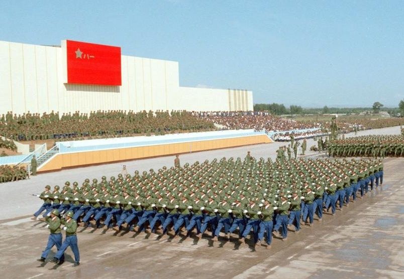新中国最大的一次阅兵华北大阅兵