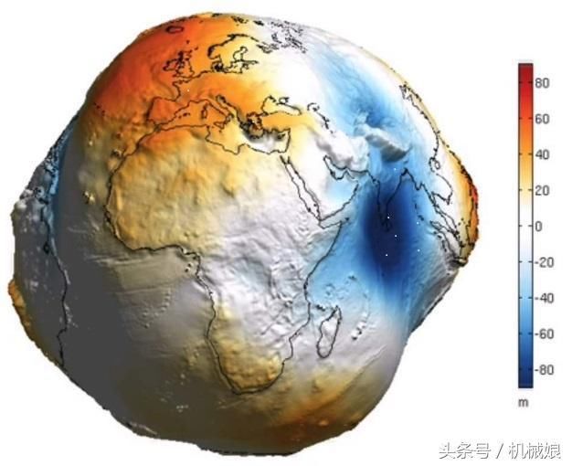 上方这张图曾非常流行,由于过度夸张的地球形状也引发很大争议,事实