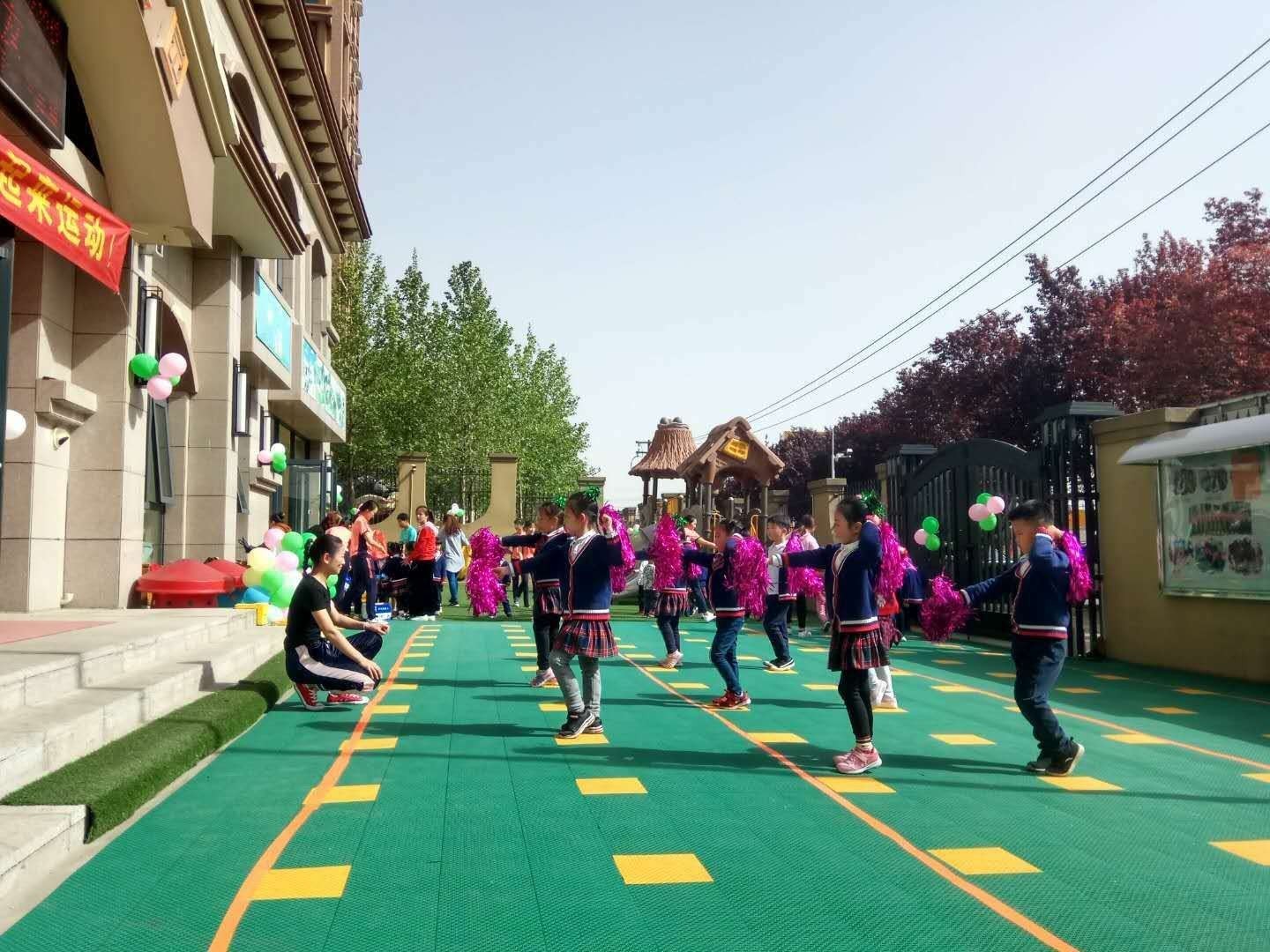 石家庄东方之星幼儿园金果果概念园亲子运动会欢乐好