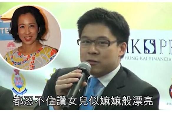 被问女儿长相,霍启刚都是骄傲表示"她像我妈妈朱玲玲一样漂亮.