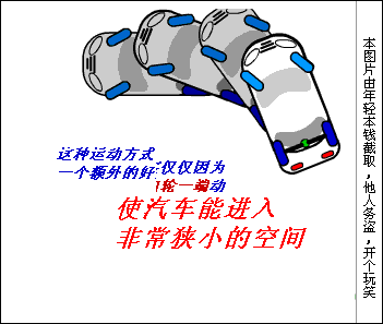 而后轮不能作为改变方向,了解这一情况,有帮助新手更好的停车