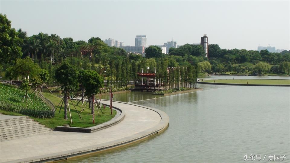 风景优美的佛山南海千灯湖