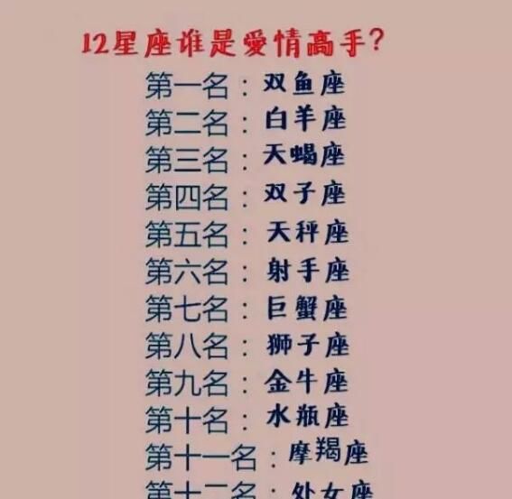 12星座谁是恋爱天才,爱情高手的双鱼,ta却拥有明星潜质最强?