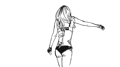 简笔画 手绘 线稿 500_281 gif 动态图 动图