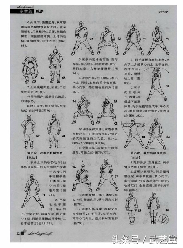 少林秘传罗汉八段锦