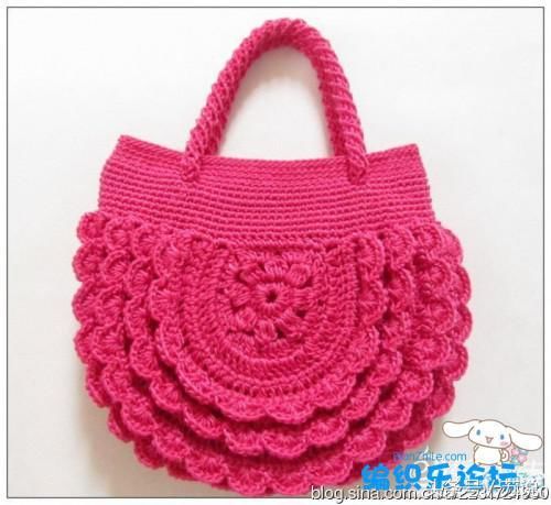 超多钩针编织包包教程带图解,孕妈宝妈diy手工必备,潮流穿搭品