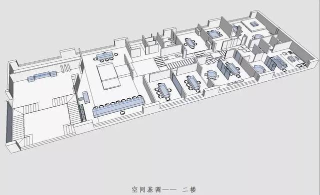 空间分布图和办公室平面图