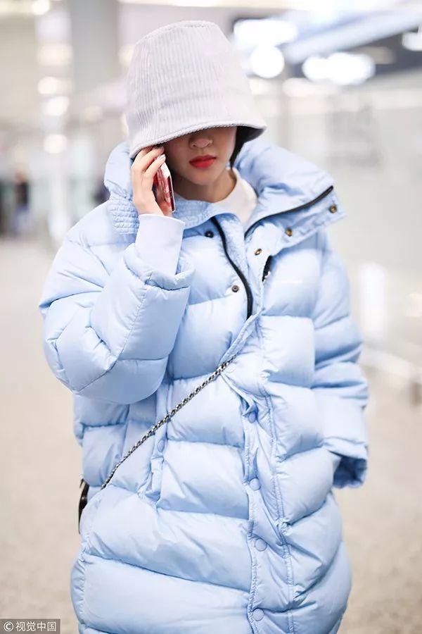想把羽绒服穿a发型,原来发型是关键!女生头型中长发2017年图片