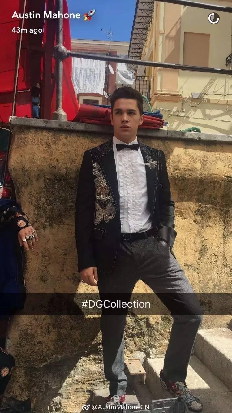 鲜肉歌手austin mahone 将成为dolce gabbana 最新代言人