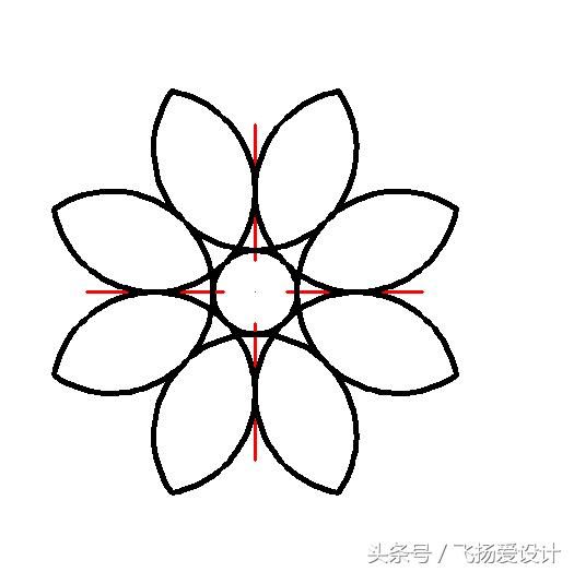 教你玩转cad,如何简单的画一朵花,看完教程你也会
