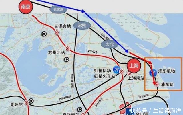 我国规划建设一条耗资1000亿高铁,设上海东站为终点站