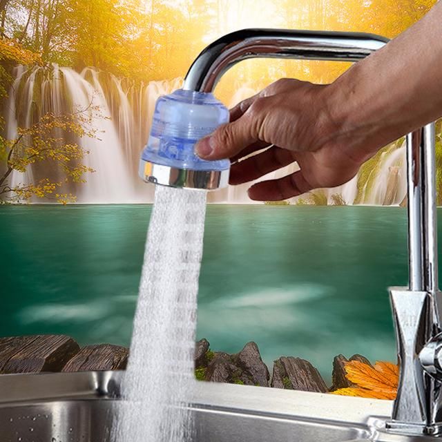 水龙头除氯防溅过滤器日常我们用的水并不是绝对的干净,家里装上这款