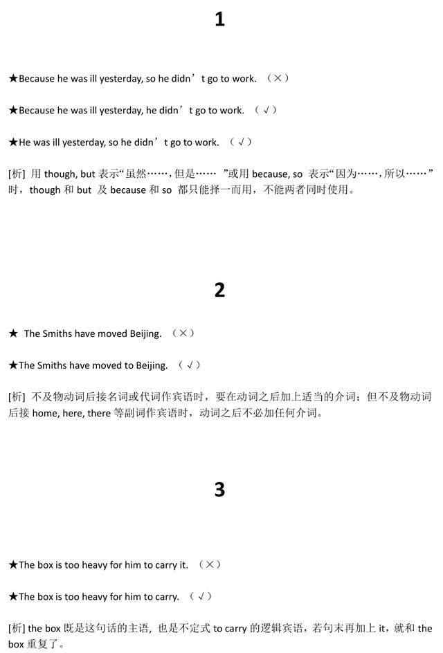 这21个多人英语初中点屡考屡复读!初中被出错扣分语法山西图片