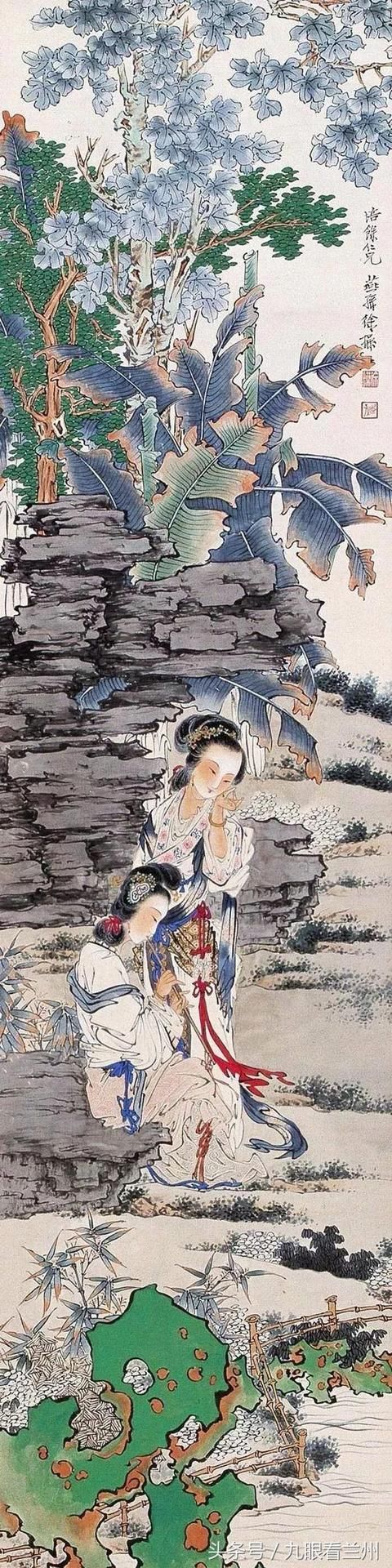 徐燕孙,胡也佛,王叔晖,黄均仕女画欣赏,都是大家风范