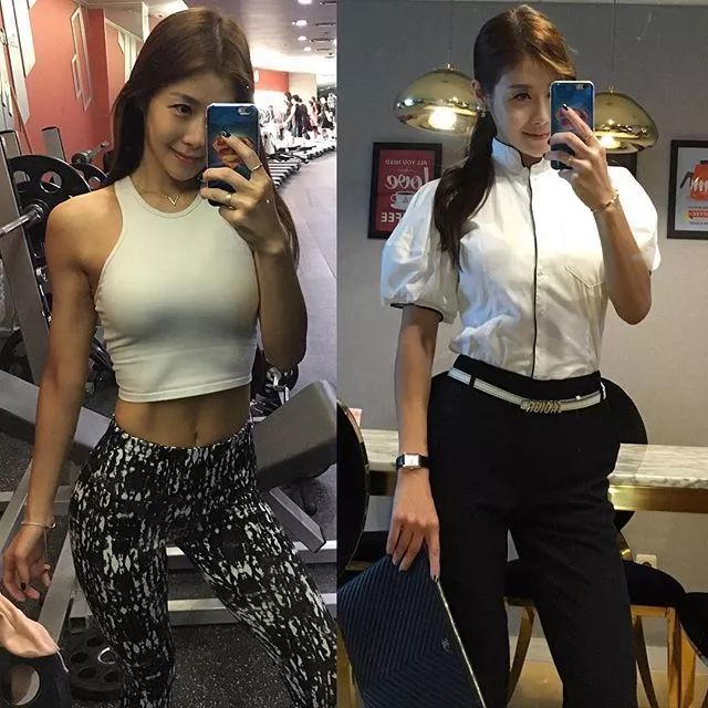 40岁大妈大长腿翘臀d罩杯 健身逆袭嫁小鲜肉成人生赢家