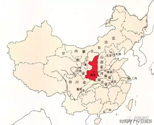 延安市地图图片