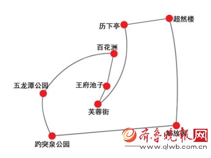 济南老城夜景详规披露 灯光水秀串起39个故事