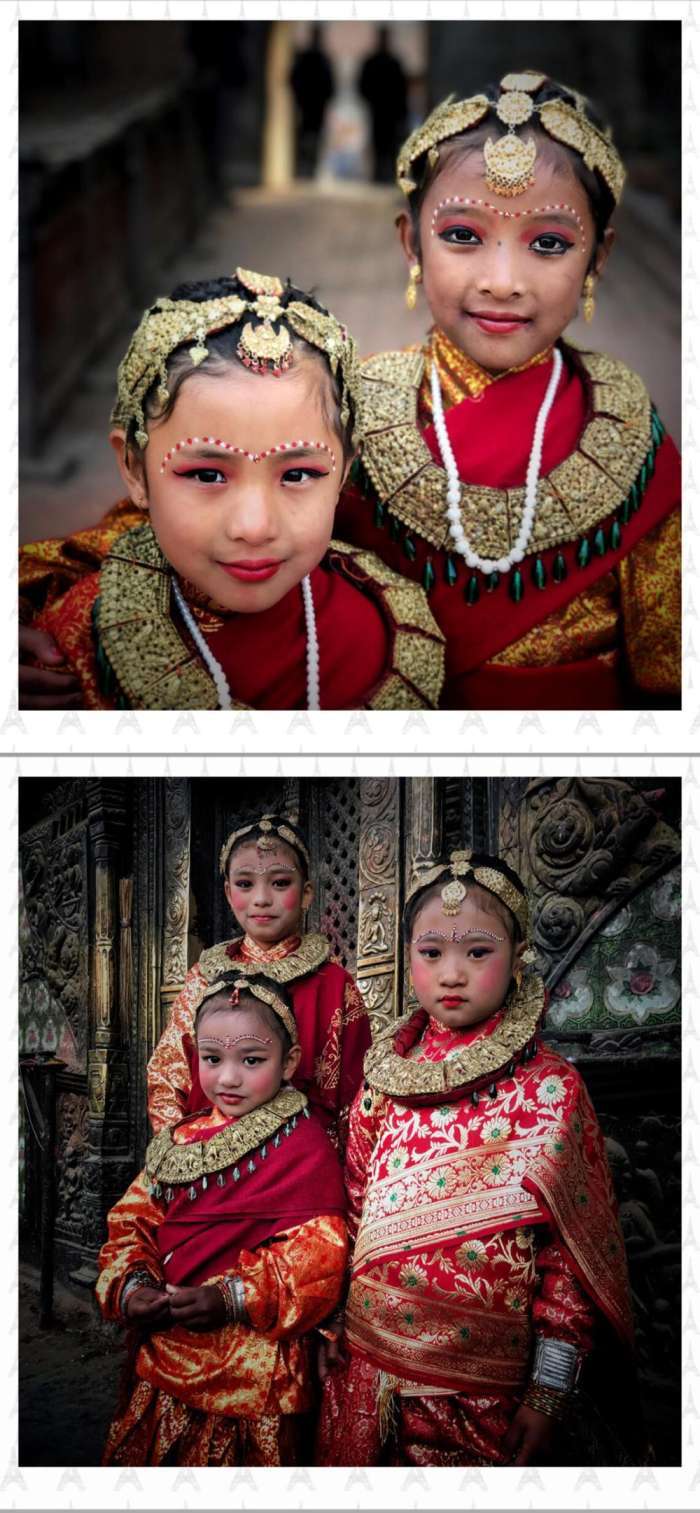 图片精选 尼泊尔女人一生要结三次婚 第一次是7岁的小新娘