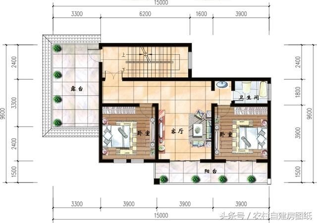 6款农村别墅设计图,带独立厨房有柴火灶,开春建房不用