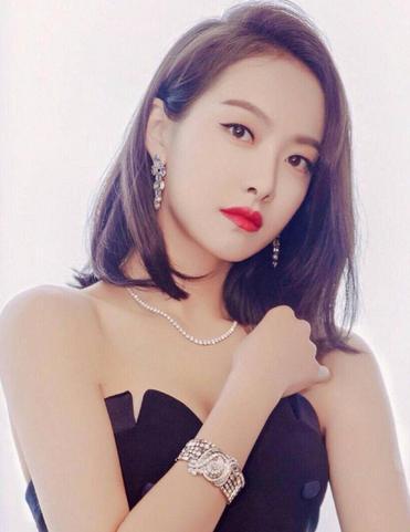 图片女星感全靠刘海?热巴一秒变高中生,张天爱少女一v图片高中图片
