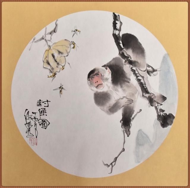 栖于灵山,栖于灵猴中国画猴第一人徐卫伟的猴画人生