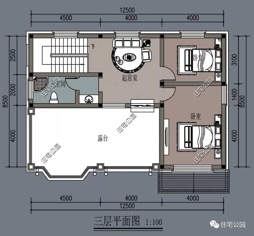 6套小户型农村别墅,面宽不足9米就这样建!第4套18万你建吗?