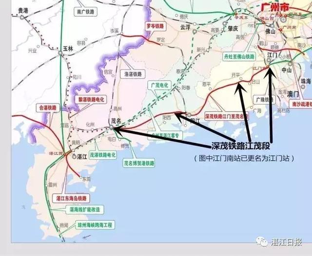 启动修编湛江铁路枢纽总图规划 ▼ 深湛高铁将于明年6月建成通车 与之图片