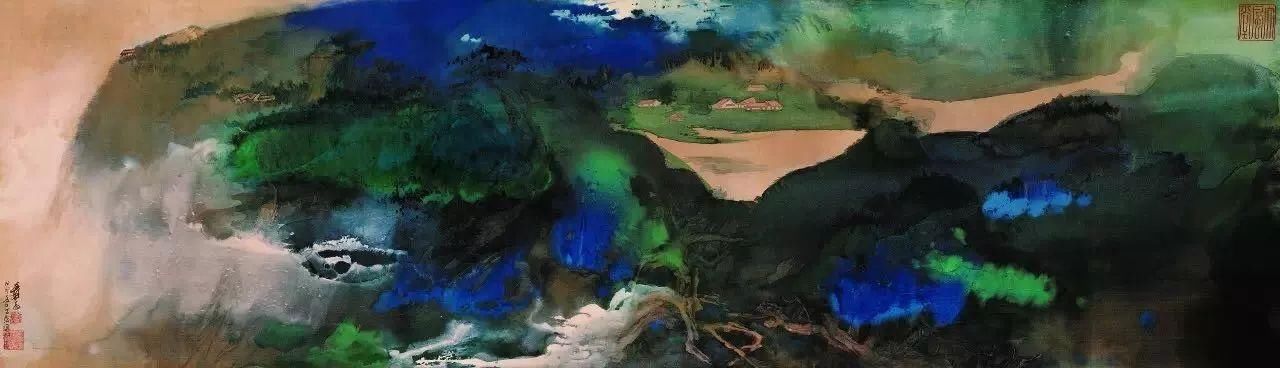 张大千山水画_张大千 爱痕湖_张大千擅长画什么