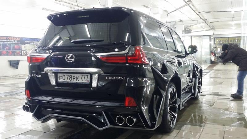 新款雷克萨斯lx570改装verge宽体大包围