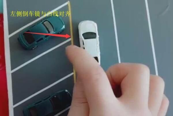 斜车位停车技巧,老司机来教你,简单4步轻松停车入位!