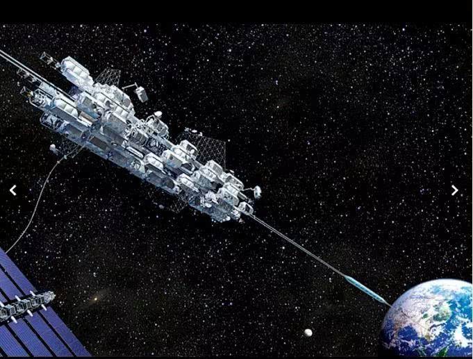 太空电梯绘画图片