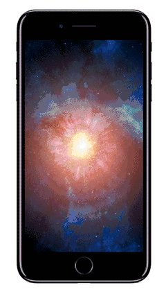 所以设计妹子专门制作了几张关于,宇宙的livephoto动态壁纸,绝对是