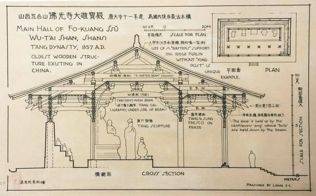 看过梁思成亲手画的建筑手稿,终于明白什么叫真正的大师!