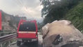 一天一夜抢通生命通道！泸定至磨西镇道路抢通