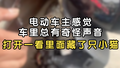 电动车主感觉车里总有奇怪声音 打开一看里面藏了只小猫