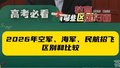 空军、海军、民航招飞的区别