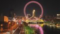 跨年夜“点亮”天津之眼，祈愿2025平安喜乐，好运加满！