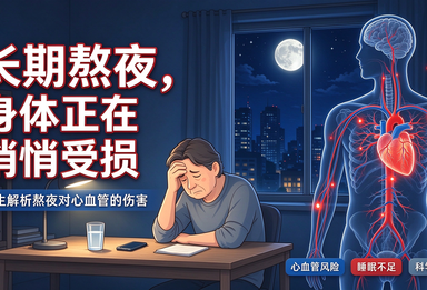 熬一次夜会出事吗？看懂熬夜对血管的伤害