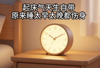 起床气天生自带！原来睡太早太晚都伤身