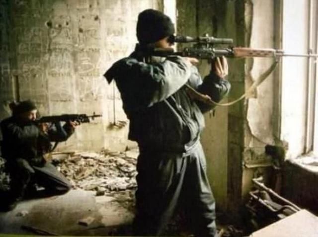 现代战争中的战争要塞设计的城市车臣首府格罗