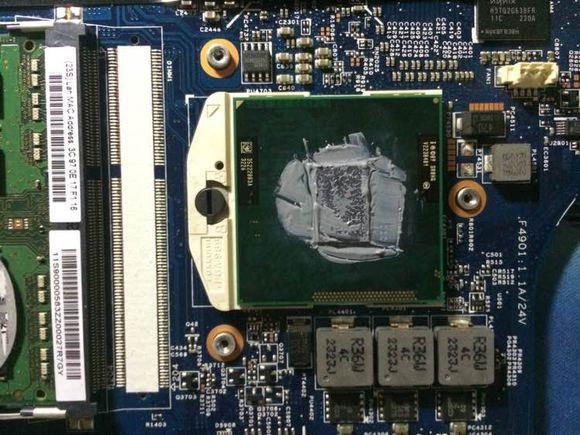 老旧的联想G480换cpu i5 2540m后满血复活!