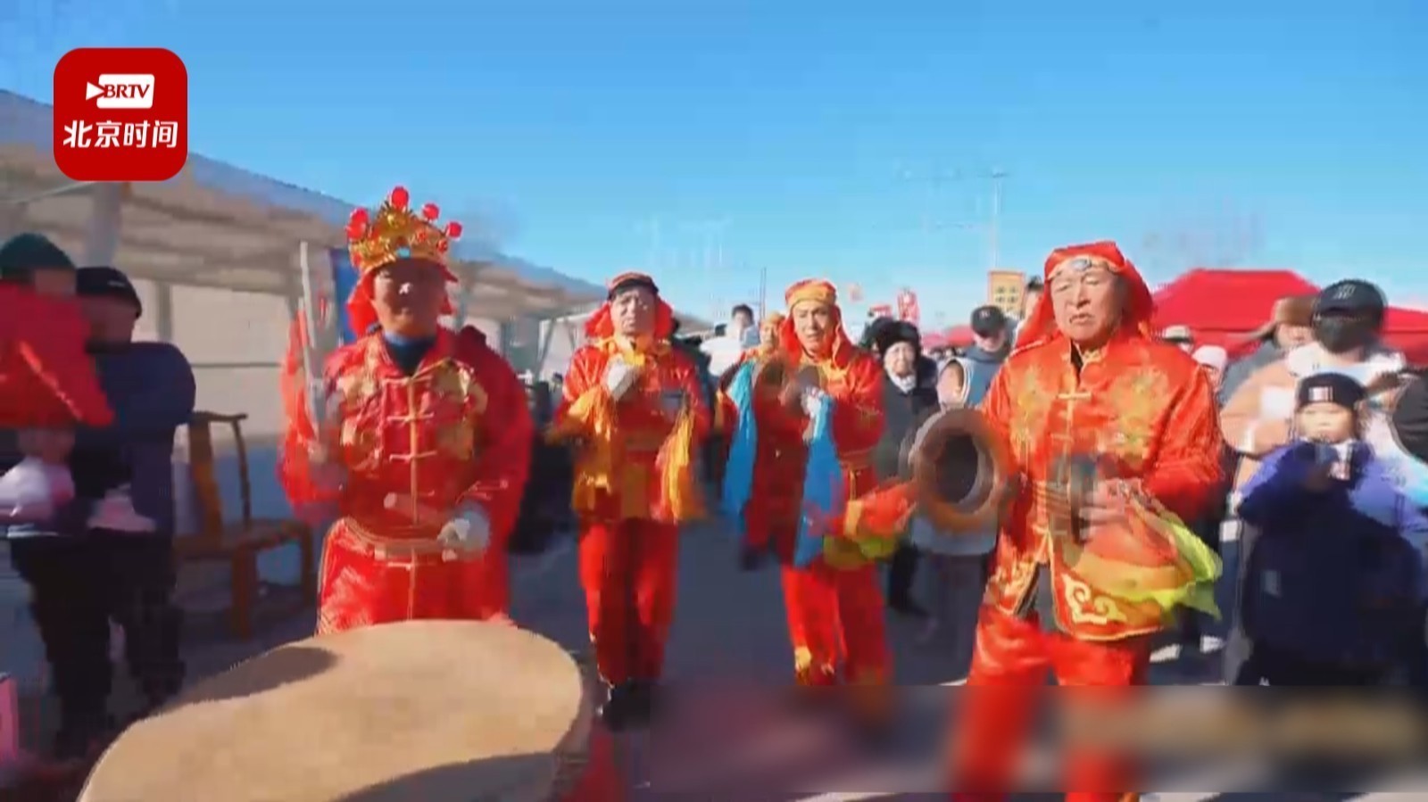 ​赶大集 看演出 通州台湖演亦市集年味儿浓