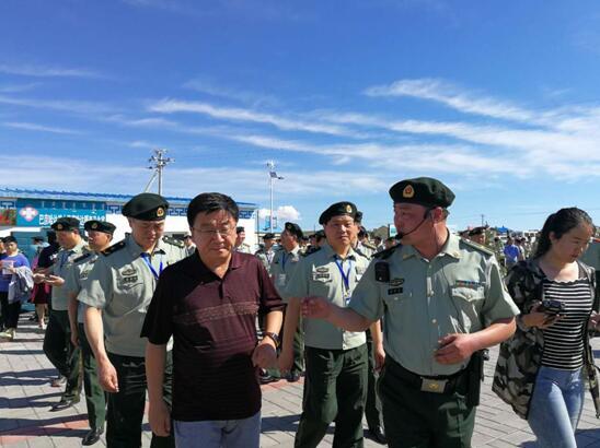 与会人员在内蒙古公安边防总队呼伦贝尔边防支队白音哈达边防派出所