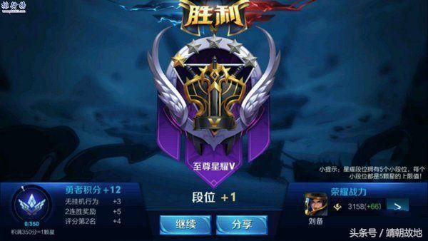 《王者荣耀》最新等级排位图表,你是什么段位