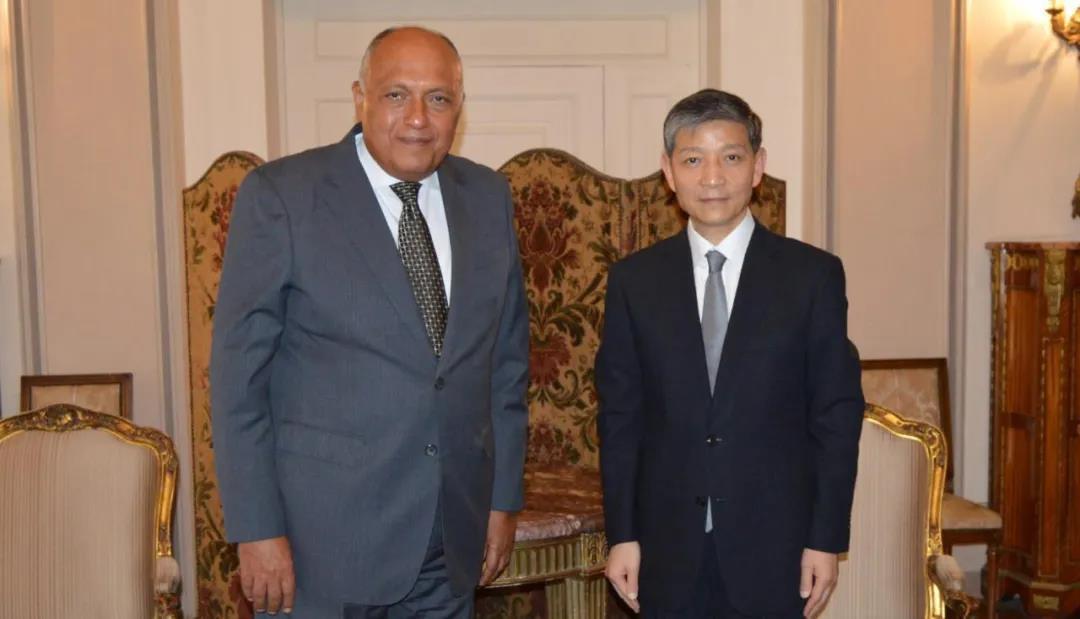埃及外长会见中国驻埃及大使:中方抗疫的成功经验值得各国学习