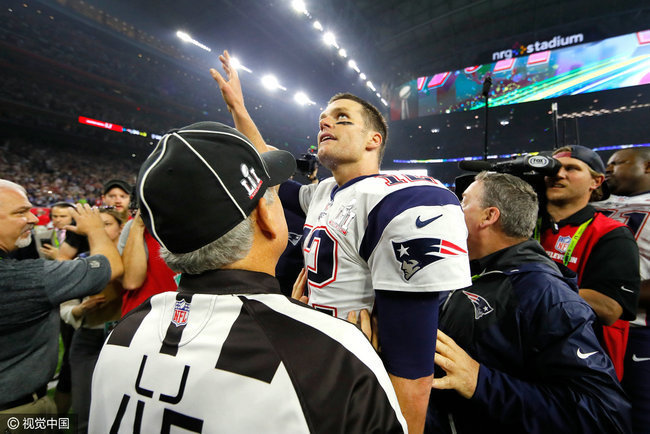 超级碗爱国者25分大逆转擒猎鹰 第五次问鼎