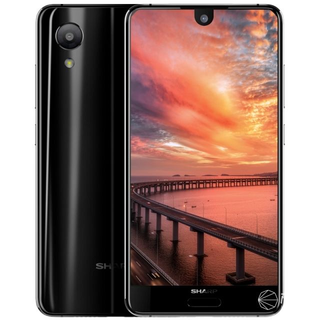 夏普aquos s3全面屏手机亮相,经典美人尖售价1599元