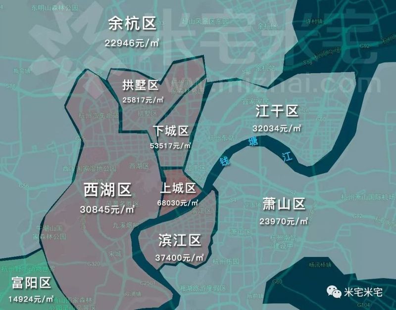 热点城市房价地图!福州厦门二手房都跌了?