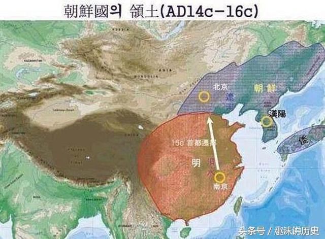 中国各个时期的韩国地图板块,看完夏朝和唐朝