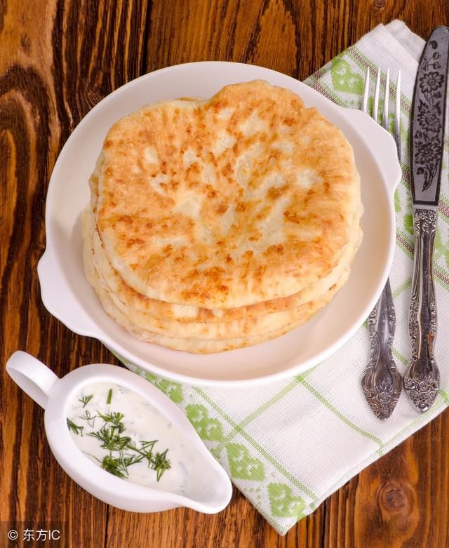 北方特色小吃,香煎葱油饼家常做法,好吃简单营